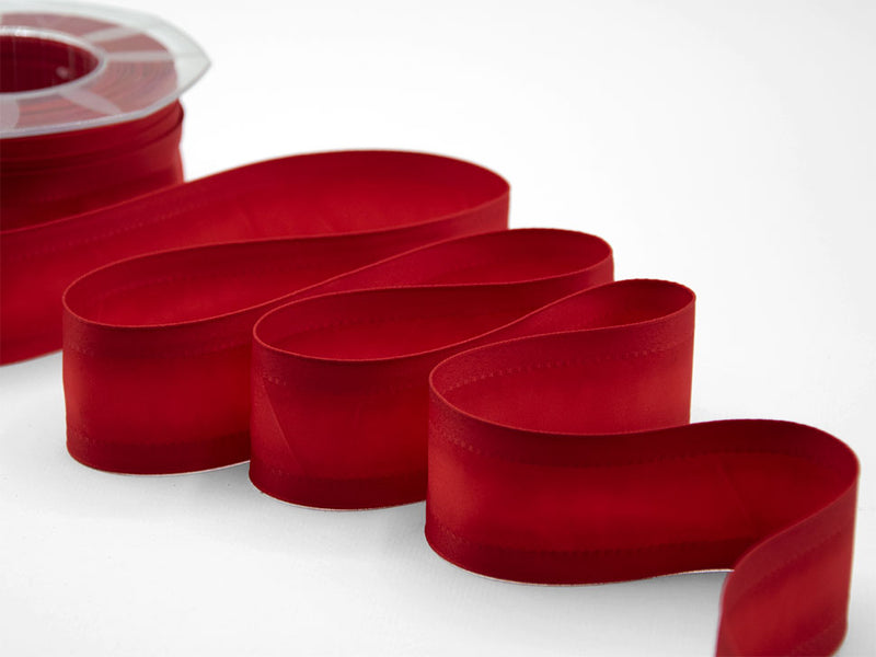 Seta Bordi Rinforzati 38 mm Rosso