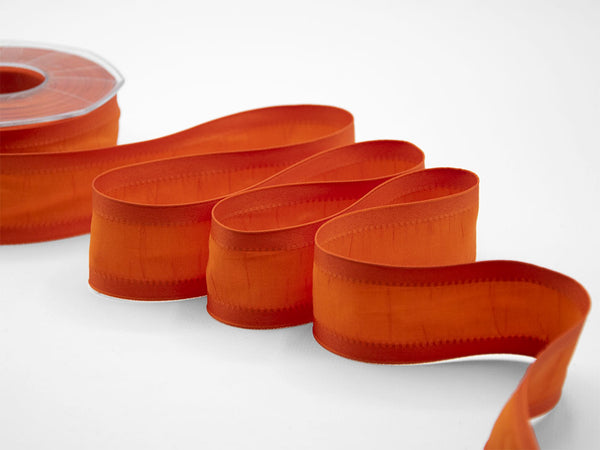 Silk reinforced edges 38 mm orange