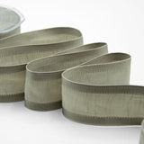 Silk reinforced edges 38 mm Tortora