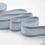 Silk reinforced edges 38 mm pearl gray