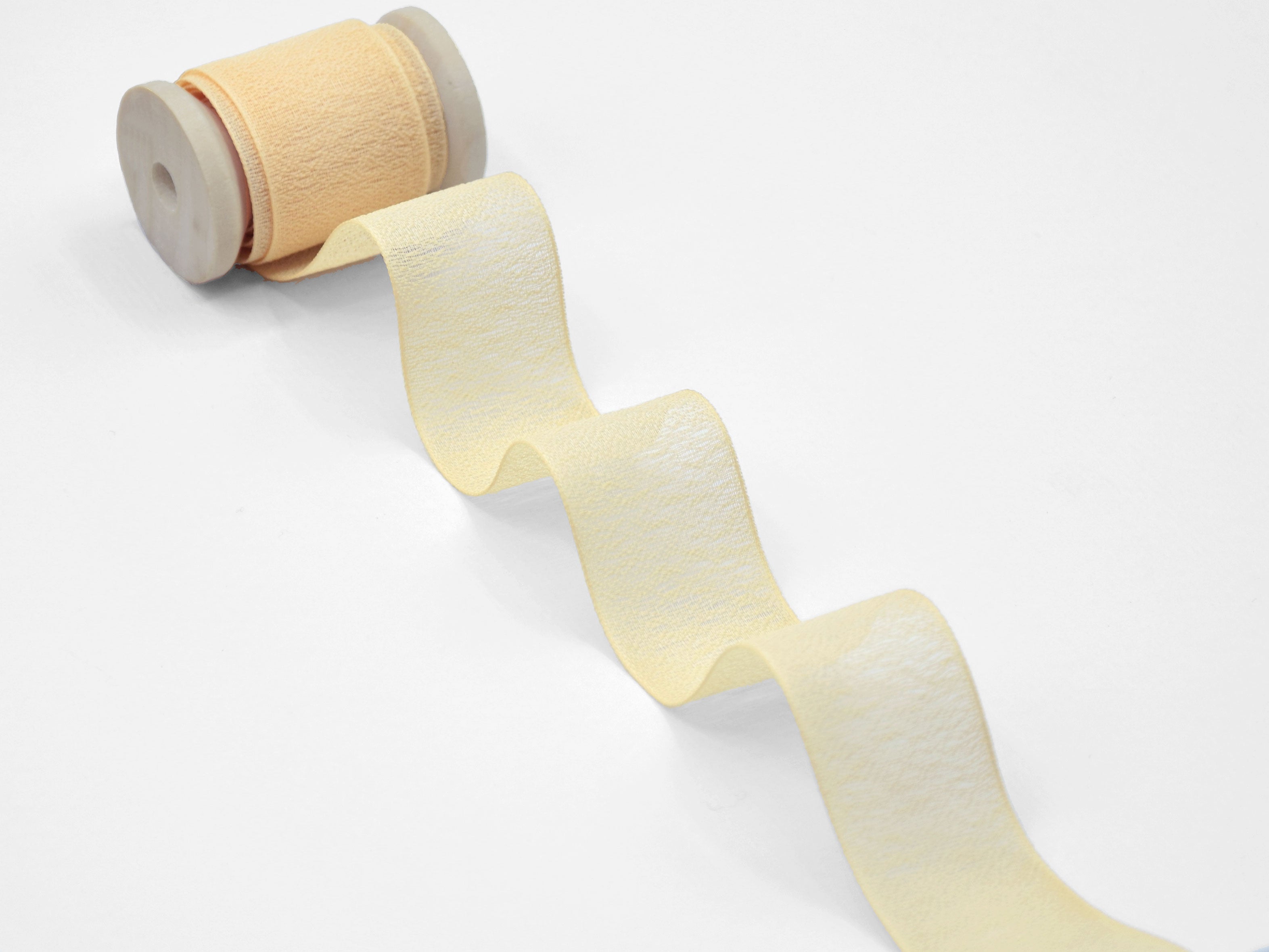crepe effetto seta 25 mm champagne
