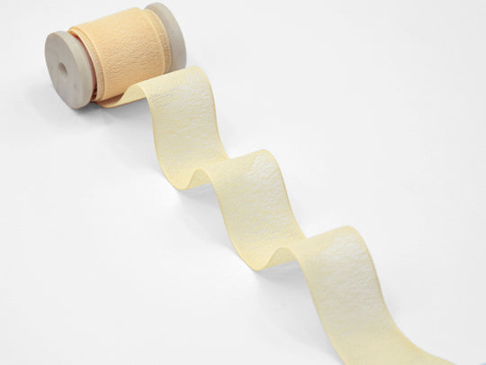 crepe effetto seta 25 mm champagne