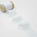 crepe effetto seta 25 mm bianco naturale
