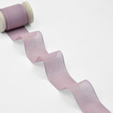 crepe effetto seta 25 mm malva chiaro