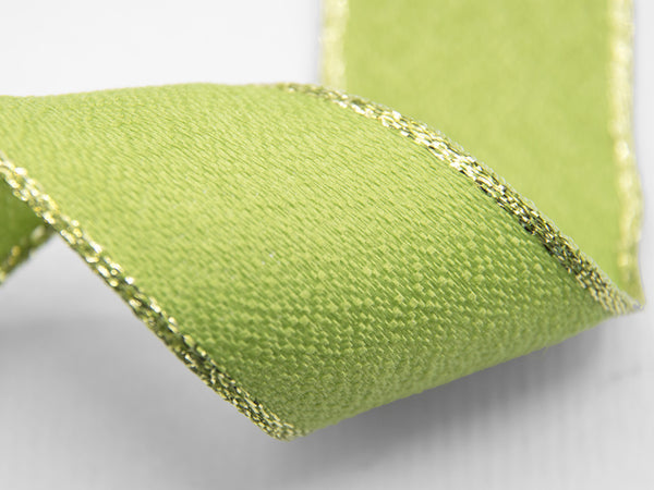 Sable Bordi Lurex Con Rame 15 mm Verde Pistacchio