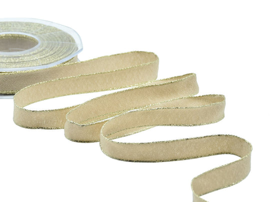 sablè bordi lurex 15 mm beige
