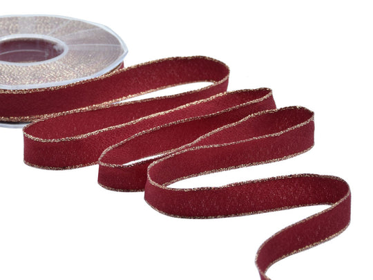 sablè bordi lurex 15 mm amaranto