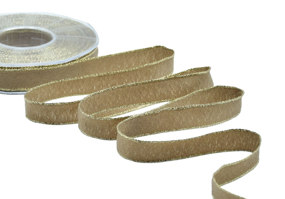 sablè bordi lurex 15 mm beige