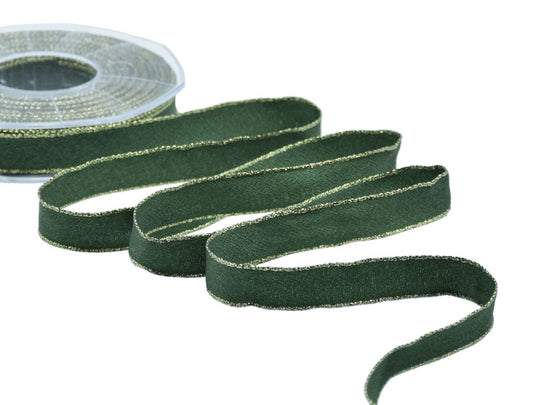 sablè bordi lurex 15 mm verde inglese
