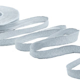 sablè bordi lurex 15 mm grigio perla