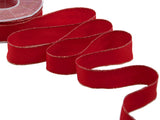 Sable Lurex edges with 25 mm red copper