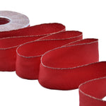 sablè bordi lurex 40 mm rosso