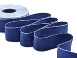 sablè bordi lurex 40 mm blu scuro