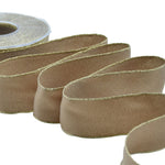 sablè bordi lurex 40 mm cannella