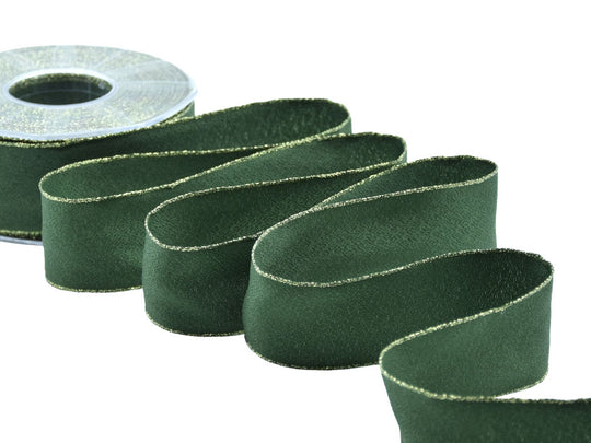 sablè bordi lurex 40 mm verde inglese