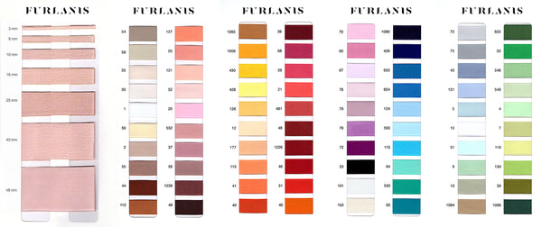 Double Satin Color Chart