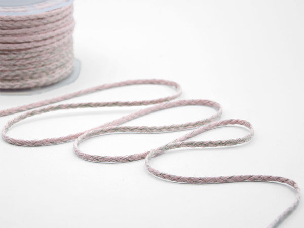 Treccia Lino 5 mm Rosa Baby