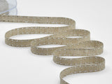 rustico lamè con impuntura 15 mm beige