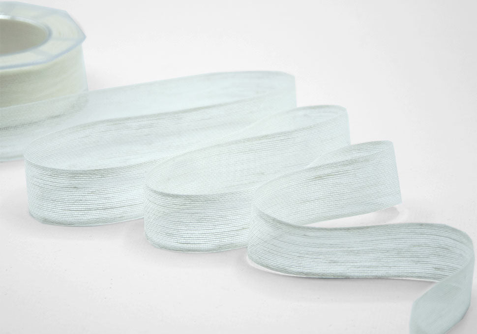 velo lino 24 mm bianco ottico