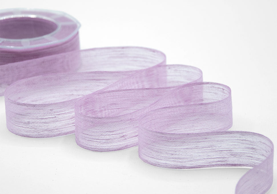 velo lino 24 mm lilla/rosa