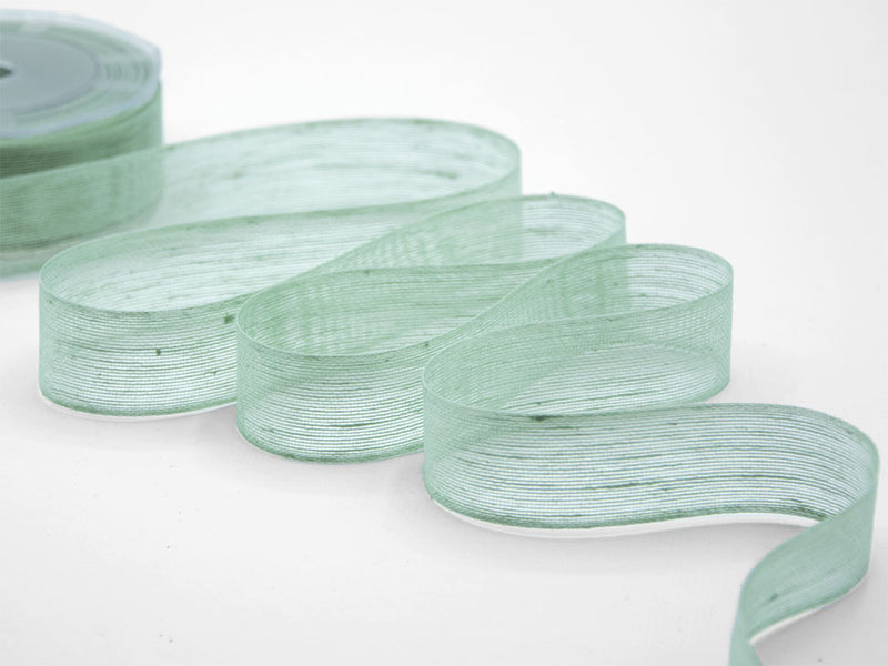 Velo Lino 24 mm Verde Mare