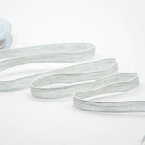 Lino Bordi Colorati Rame 10 mm Bianco Naturale