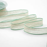 Lino Bordi Colorati Rame 20 mm Verde Acqua Marina