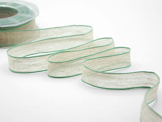 Lino Bordi Colorati Rame 20 mm Verde Acqua Marina