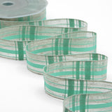 Lino Scozzese 25 mm Verde Acqua Marina