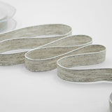 Ribbon linen hemp setting17 mm silver