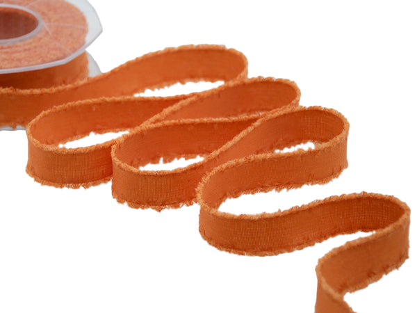 Fringed 23 MM Peach Orange