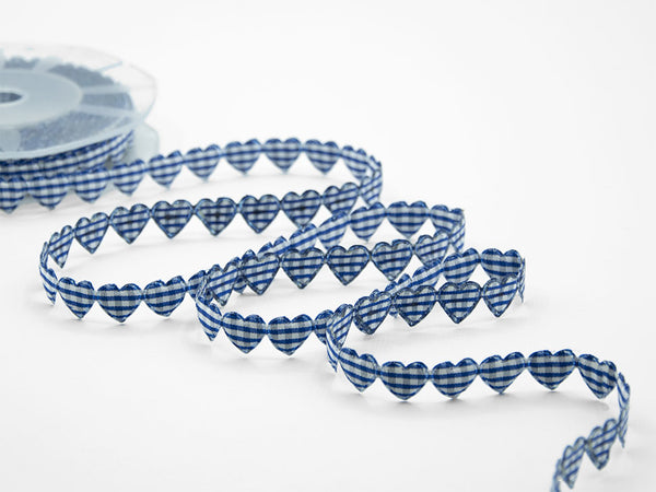 Ribbon With 340 Padded Baby Hearts Blue
