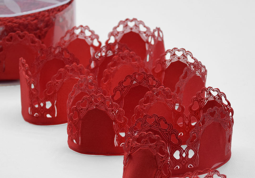 cuore portaconfetti rosso