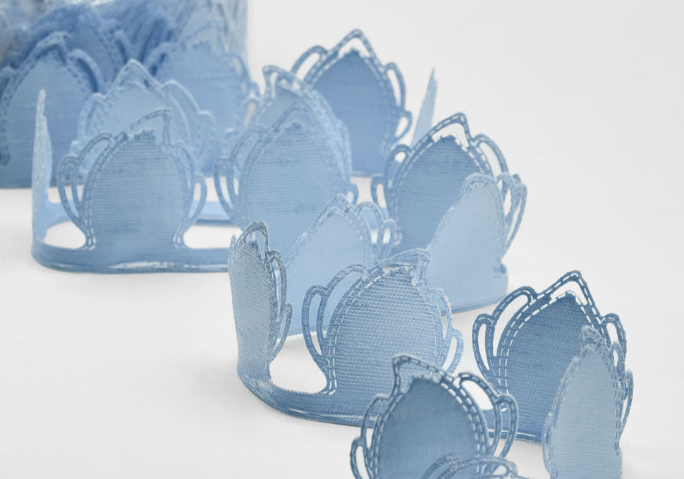 ariel portaconfetti azzurro baby