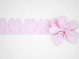 Portaconfetti Cuore Gros Grain Rosa Baby