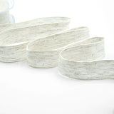 Melange copper borders 25 mm boiled linen