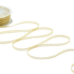 velo bordi raso 3 mm senape