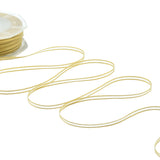 velo bordi raso 3 mm senape