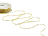 velo bordi raso 3 mm senape