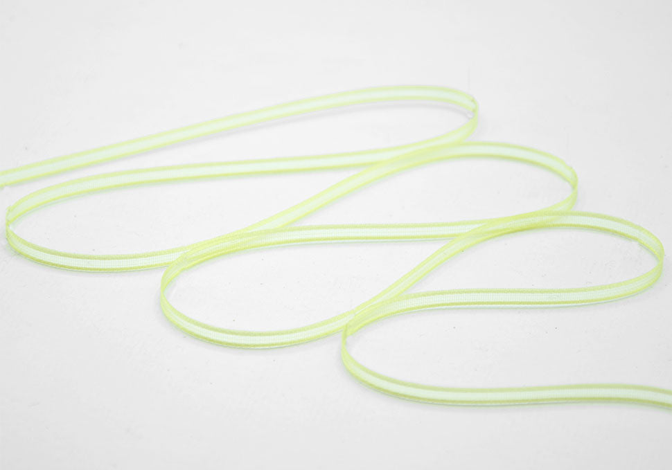 velo bordi raso 3 mm verde acido