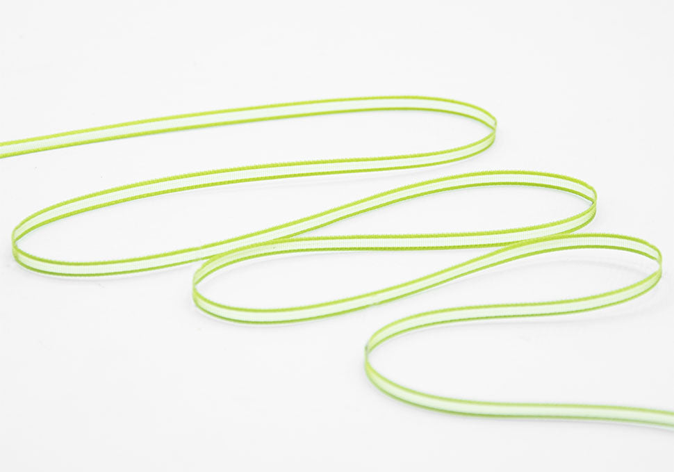 velo bordi raso 3 mm verde pistacchio