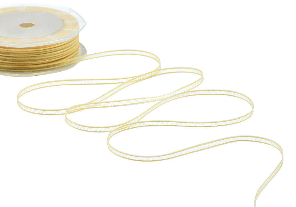 velo bordi raso 3 mm giallo oro