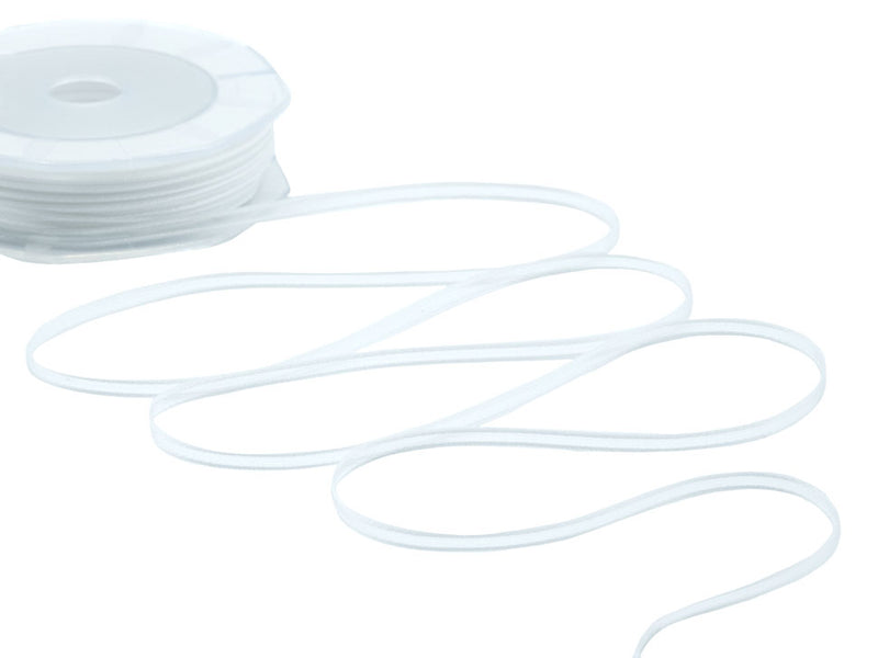 velo bordi raso 3 mm bianco naturale