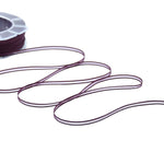 velo bordi raso 3 mm bordeaux scuro