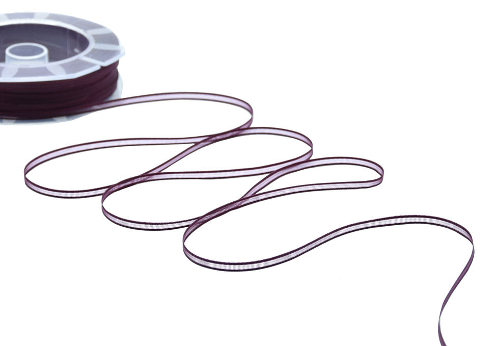 velo bordi raso 3 mm bordeaux scuro