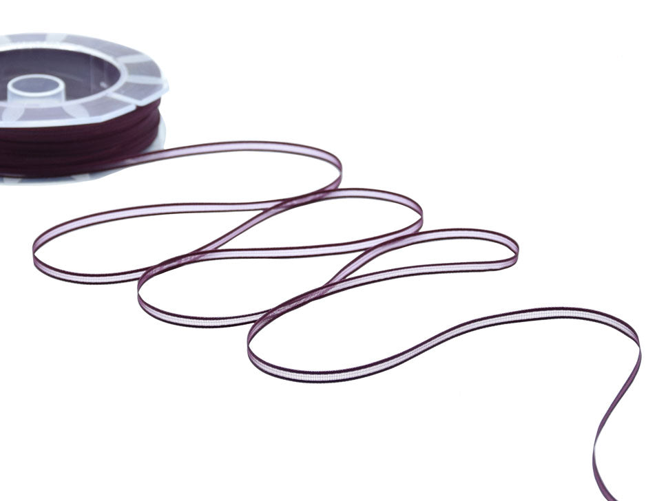 velo bordi raso 3 mm bordeaux scuro