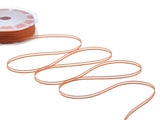 velo bordi raso 3 mm arancio pesca