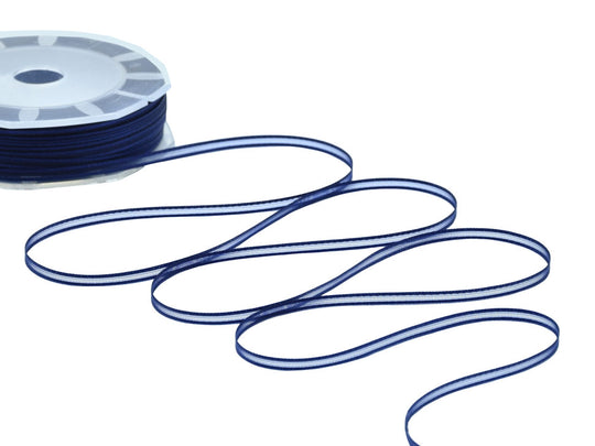 velo bordi raso 3 mm blu scuro