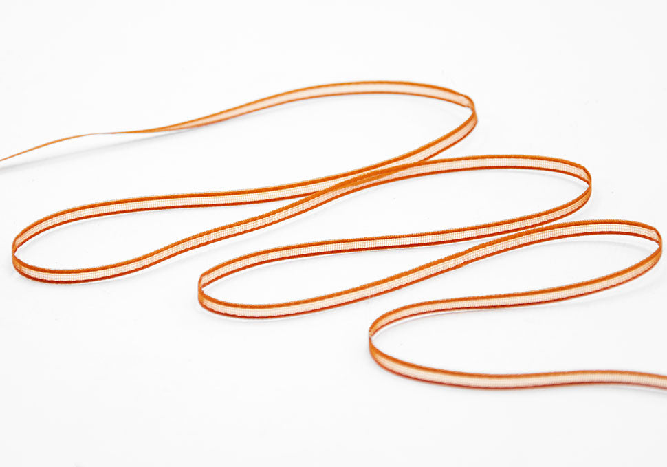 velo bordi raso 3 mm arancio scuro