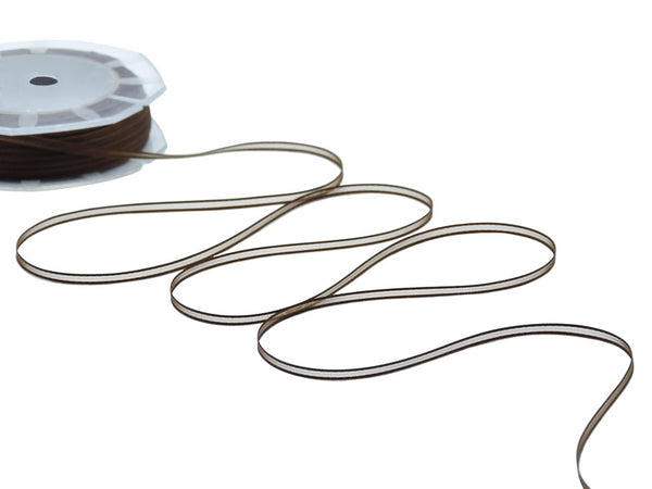Velo Bordi Raso 3 mm Marrone